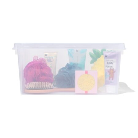 HEMA Opbergbox 14L Madrid transparant 40x30x19 (transparant) | HEMA