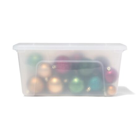 HEMA Opbergbox 15L Tokyo transparant 39.5x29x18.5 recycled | HEMA
