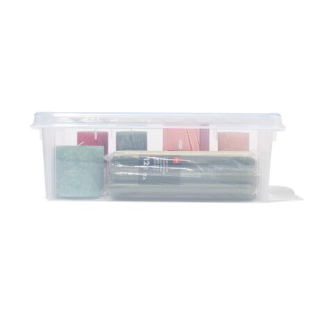 HEMA Opbergbox 21L London transparant 50x39x18 (transparant) | HEMA