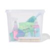 HEMA Opbergbox 52L London transparant 50x39x41 (transparant) | HEMA