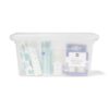 Opbergbox 5L Tokyo transparant 28x19.5x14 recycled