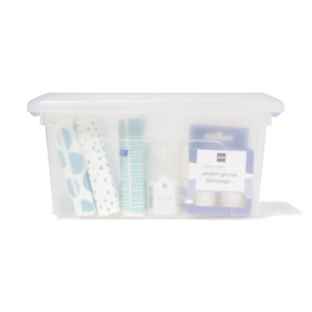 HEMA Opbergbox 5L Tokyo transparant 28x19.5x14 recycled | HEMA