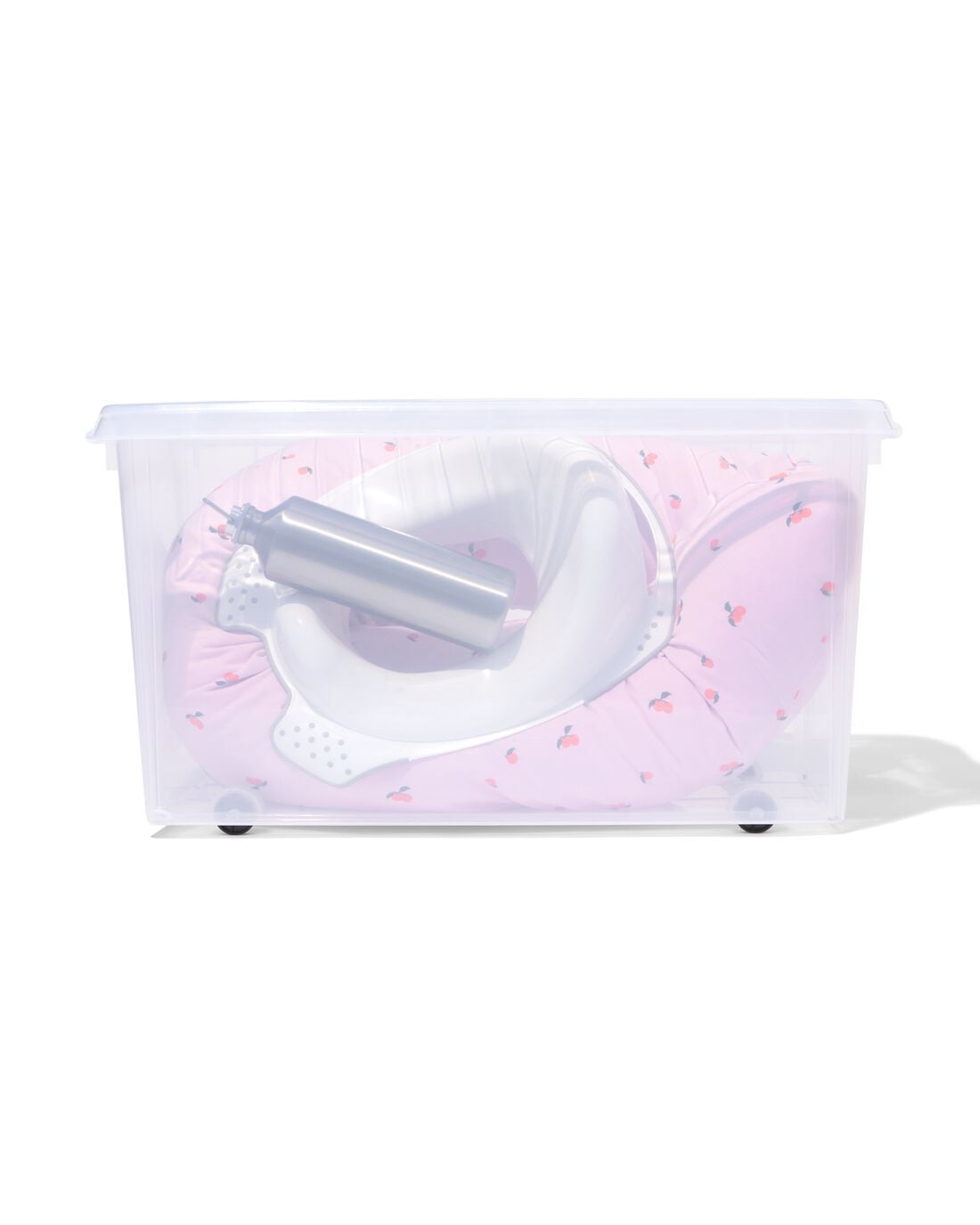HEMA Opbergbox 70L Paris transparant 72x40x38 (transparant) | HEMA
