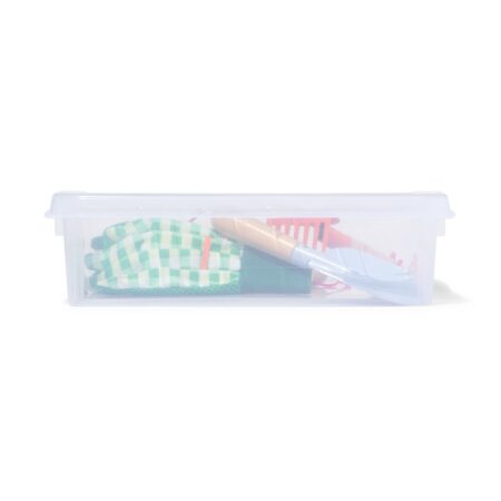 HEMA Opbergbox 8L Madrid transparant 40x30x12 (transparant) | HEMA