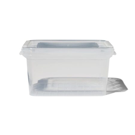 Opbergdoos met deksel 1.2L Dublin transparant 18x12x10 (transparant)