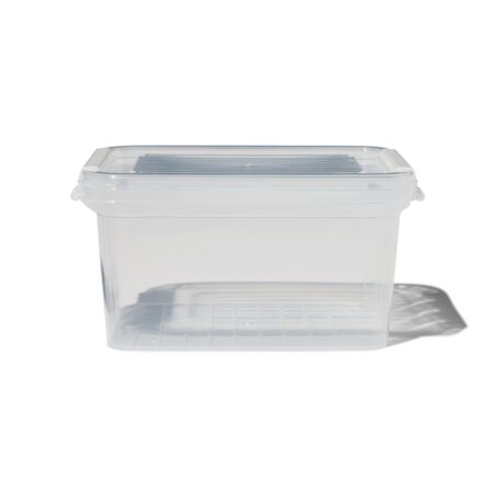 HEMA Opbergdoos met deksel 1.2L Dublin transparant 18x12x10 (transparant) | HEMA