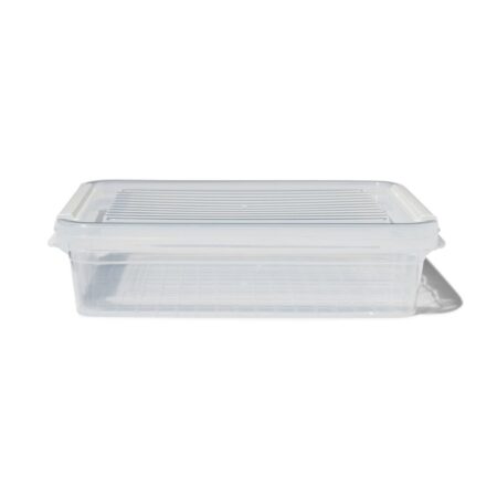 HEMA Opbergdoos met deksel 1.8L Dublin transparant 25x17x7 (transparant) | HEMA