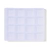 HEMA Opbergdoosje 16-vaks 21.1x17.5x2.2cm transparant | HEMA