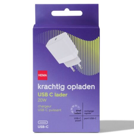 HEMA Oplader USB-C wit | HEMA