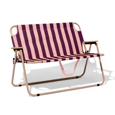 HEMA Opvouwbaar 2-zits bankje 108x70cm strepen | HEMA