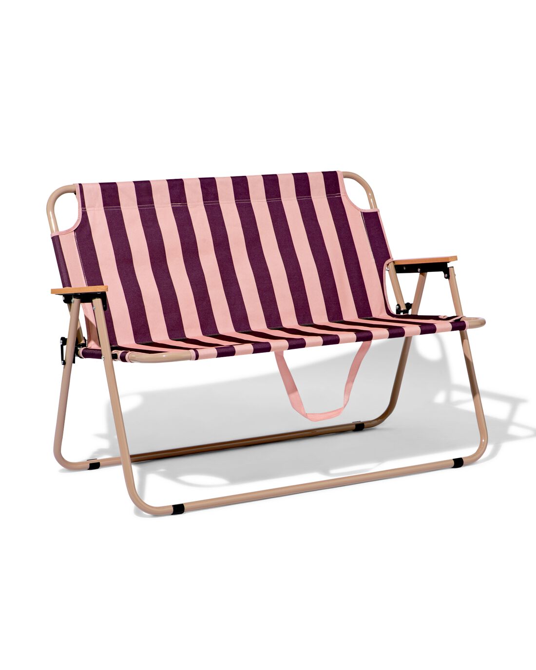 HEMA Opvouwbaar 2-zits bankje 108x70cm strepen | HEMA