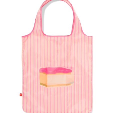 HEMA Opvouwbare boodschappentas L 43x70cm tompouce (multi) | HEMA