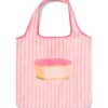 HEMA Opvouwbare boodschappentas M 40x58.5cm tompouce (multi) | HEMA
