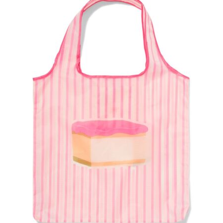 HEMA Opvouwbare boodschappentas M 40x58.5cm tompouce (multi) | HEMA