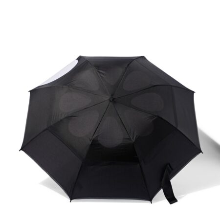HEMA Opvouwbare windbestendige paraplu Ø100x45 zwart | HEMA