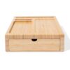HEMA Organizer met draadloze oplader bamboe | HEMA