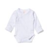 HEMA Overslag romper organic katoen stretch - 2 stuks wit | HEMA