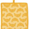 HEMA Pannenlap - 21 x 21 - katoen - okergeel croissant (okergeel) | HEMA