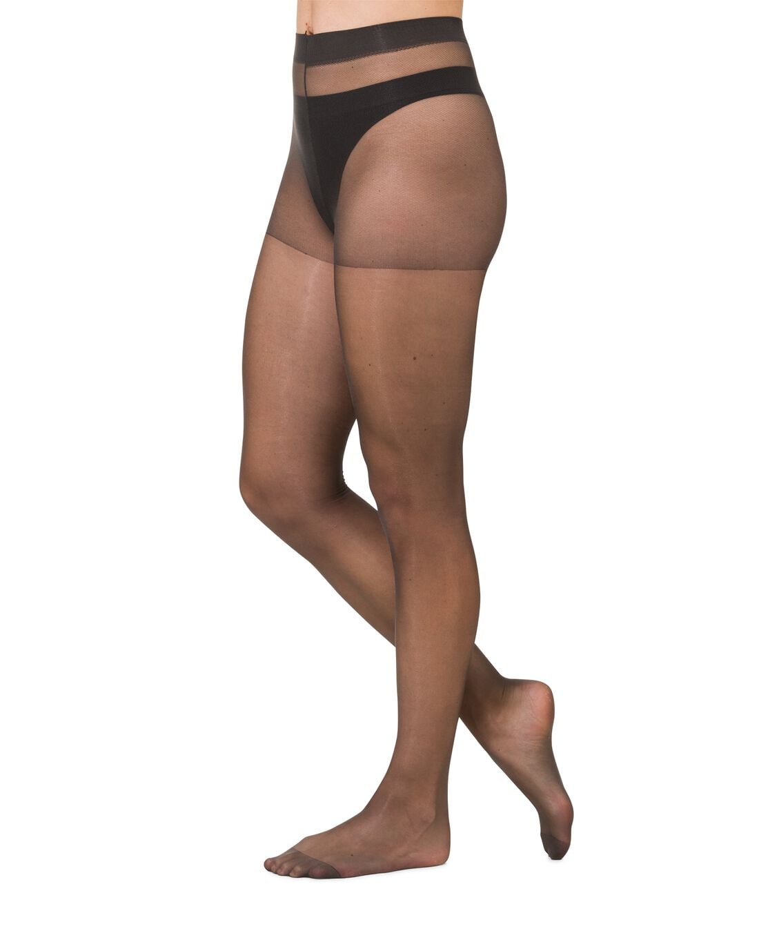 HEMA Panty 20 denier glans - 4 stuks antraciet | HEMA