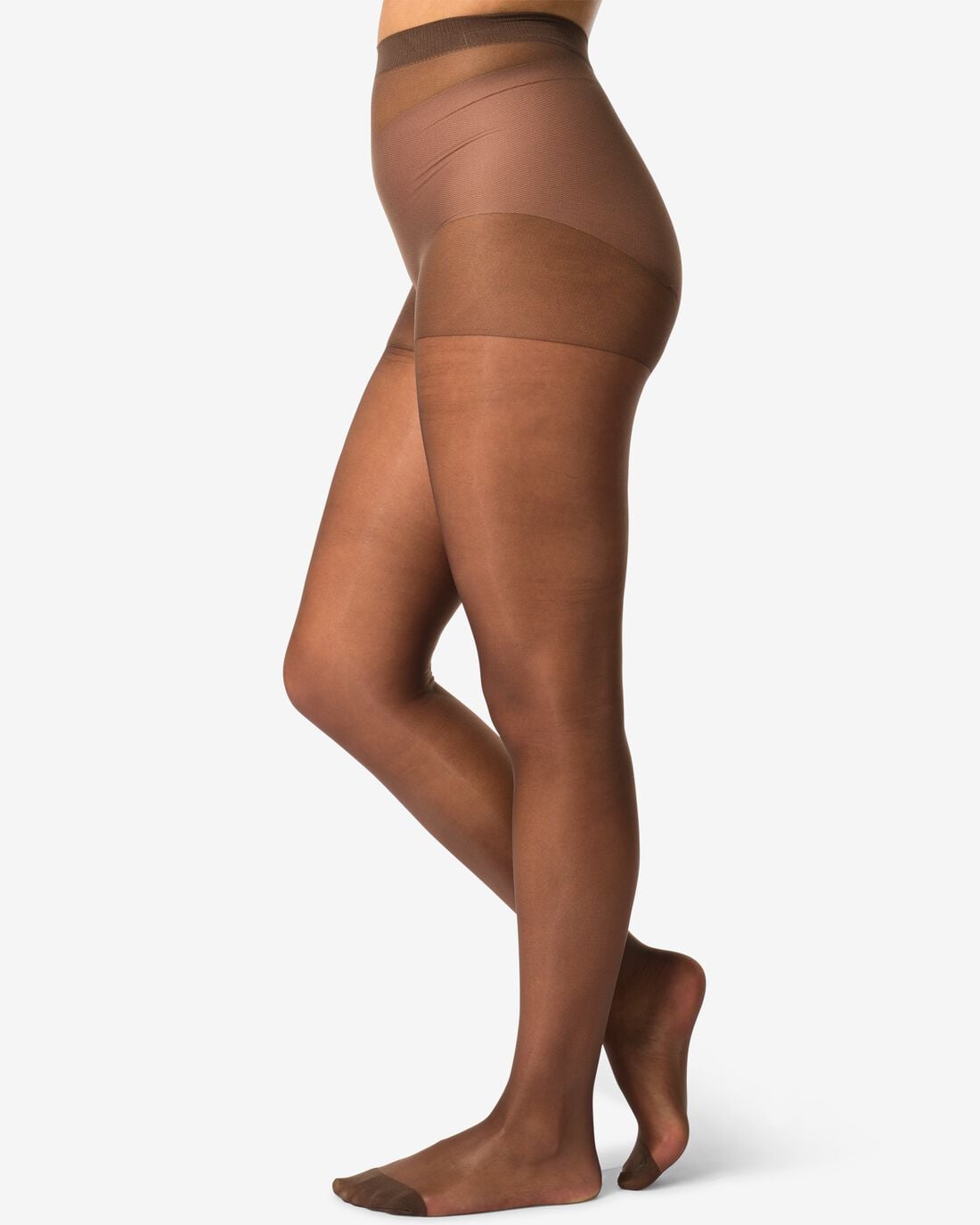 HEMA Panty 20 denier glans - 4 stuks bruin (bruin) | HEMA