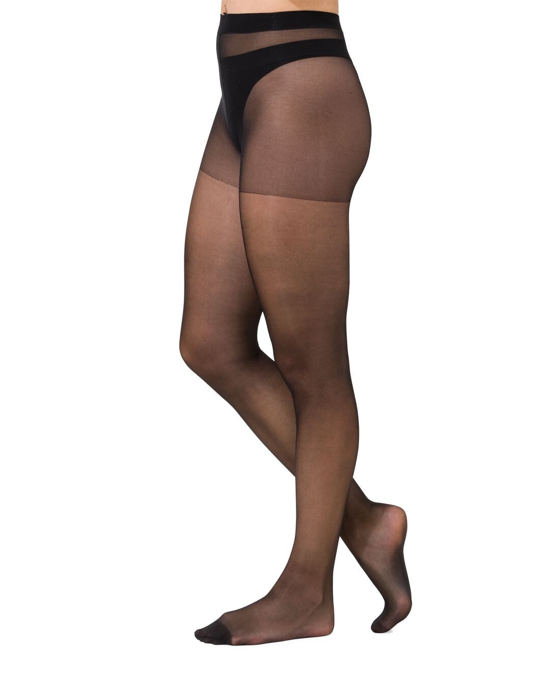 HEMA Panty 20 denier glans - 4 stuks zwart | HEMA