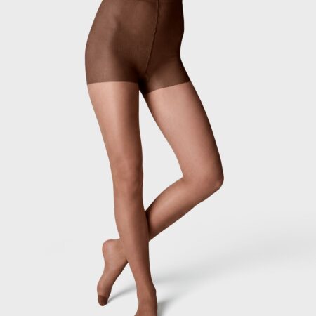 Panty antiladder 20 denier mat bruin