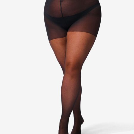 HEMA Panty antiladder curvy 20 denier mat zwart (zwart) | HEMA