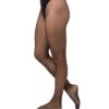 HEMA Panty invisible 20 denier glans zwart | HEMA
