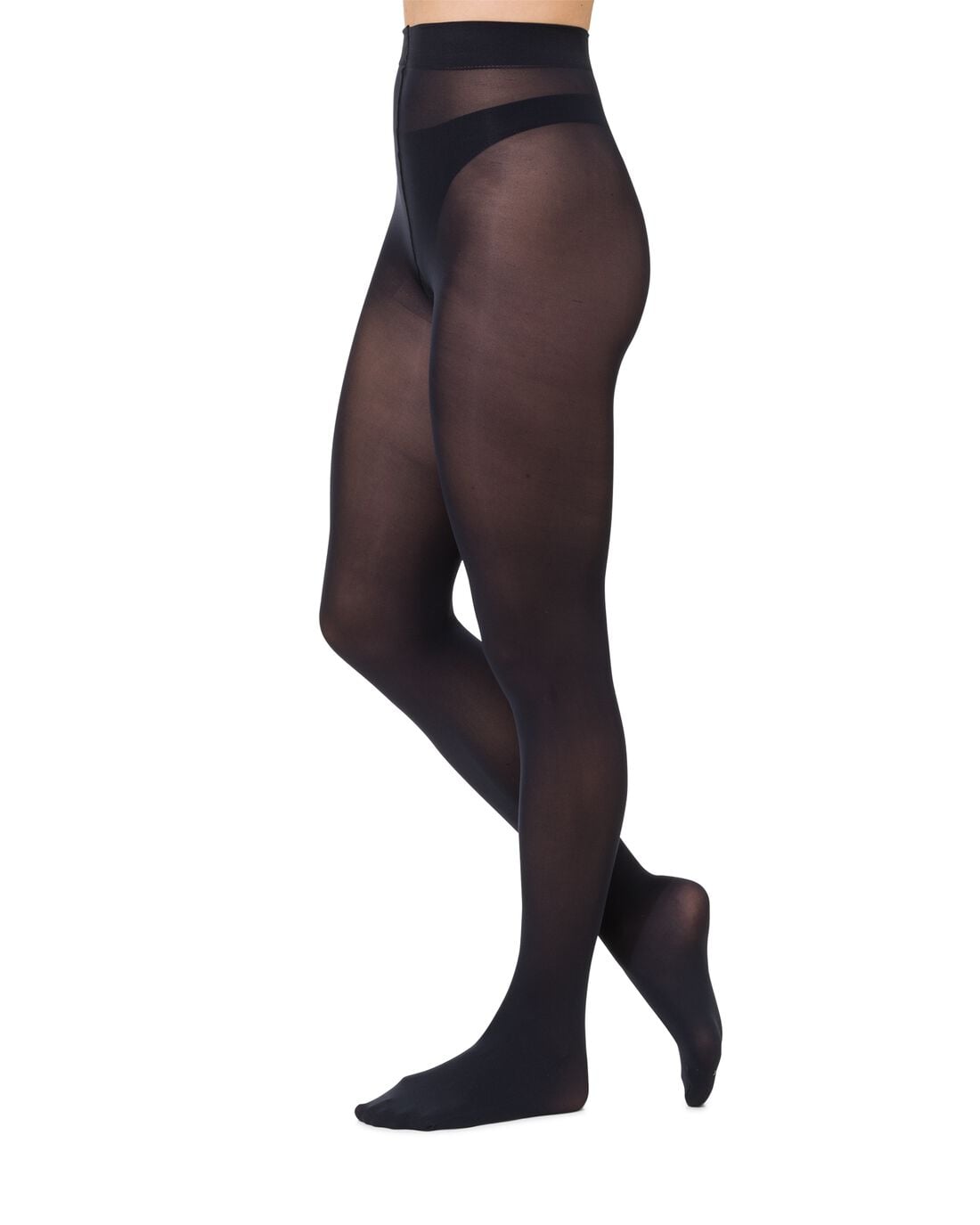 HEMA Panty opaque temp tech 40 denier donkerblauw | HEMA
