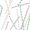 HEMA Papieren rietjes gestreept - 100 stuks (multicolor) | HEMA