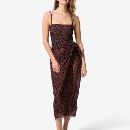 HEMA Pareo 190x100cm zebra (gebroken wit) | HEMA