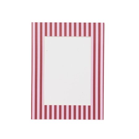 HEMA Passe-partout 15x20cm papier strepen (bordeauxrood) | HEMA