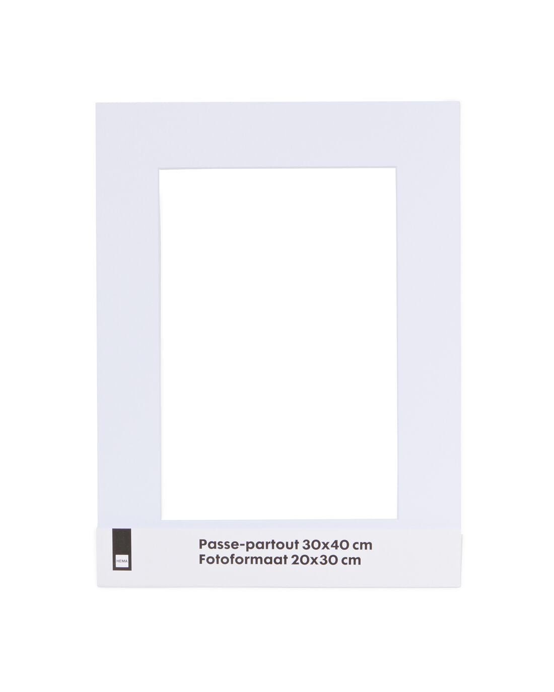 HEMA Passepartout 30x40cm wit (wit) | HEMA