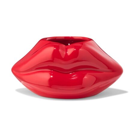 HEMA Pennenbak 14x9x7cm keramiek lipvorm (rood) | HEMA