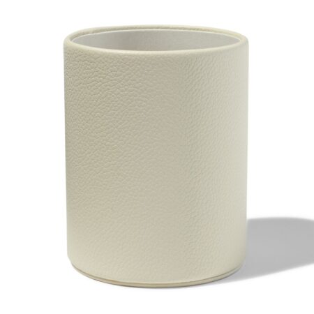 HEMA Pennenbakje ⌀8.3x10.5cm imitatieleer (beige) | HEMA