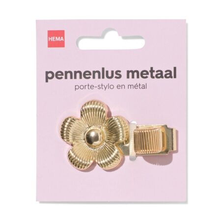 HEMA Pennenlus metaal bloem (goud) | HEMA