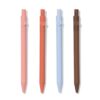 Pennenset 13.5cm hartdetail - 4 stuks (multicolor)