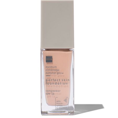 HEMA Perfect skin foundation SPF15 02 ivory rose (ivoor) | HEMA