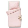 HEMA Peuterdekbedovertrek 120x150cm zacht katoen lichtroze (roze) | HEMA