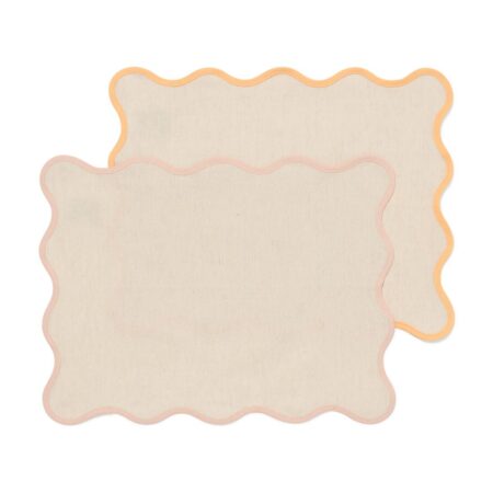HEMA Placemat 35x45cm katoen golf - 2 stuks | HEMA