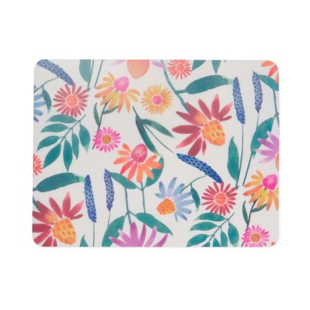 HEMA Placemat kunststof 32x42 wilde bloemen (geel) | HEMA