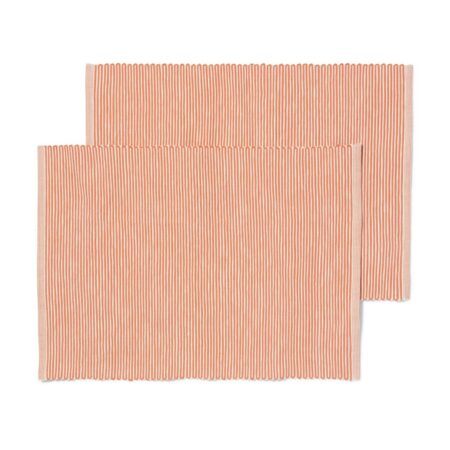 HEMA Placemats 35x45 ribbel - 2 stuks | HEMA