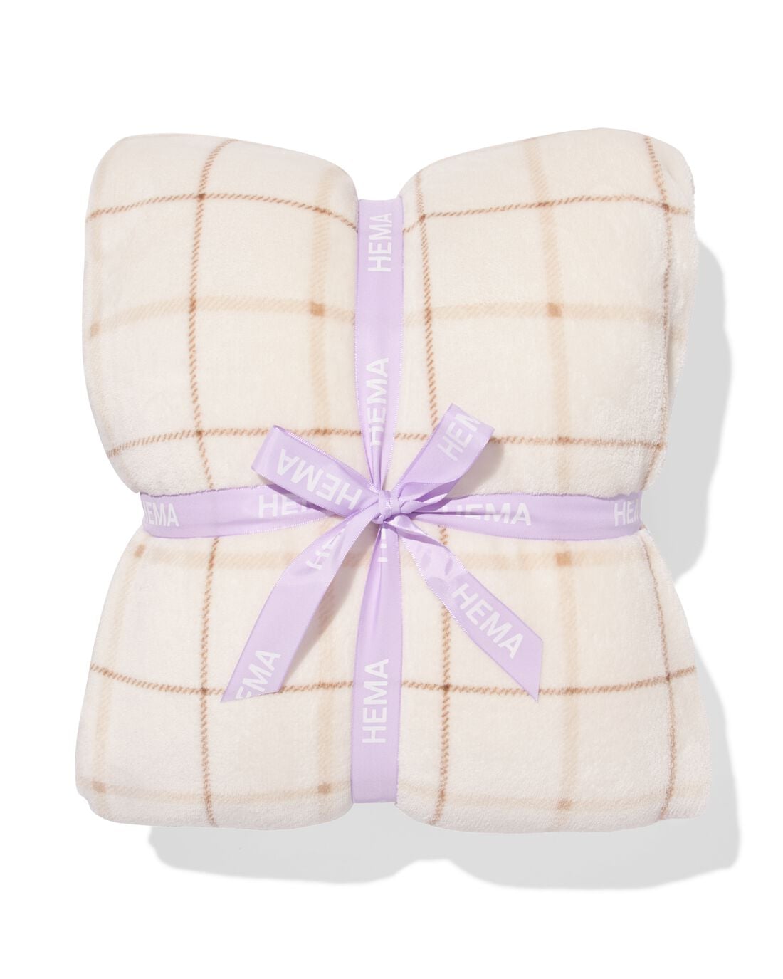 HEMA Plaid 130x150cm sherpa natural (nude) | HEMA