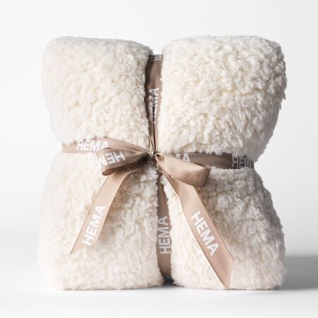 Plaid 150x130cm teddy wit