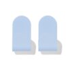 HEMA Plakhaken lichtblauw - 2 stuks (blauw) | HEMA