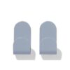 HEMA Plakhaken rvs blauw-grijs - 2 stuks (blauw) | HEMA