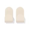 HEMA Plakhaken zand - 2 stuks (beige) | HEMA