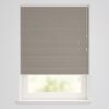 HEMA Plissé dubbel lichtdoorlatend-meekleurende achterkant taupe (taupe) | HEMA