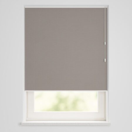 HEMA Plissé dubbel lichtdoorlatend parelmoer brons (brons) | HEMA