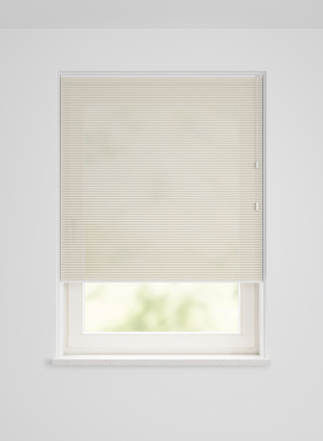 HEMA Plissé dubbel lichtdoorlatend parelmoer ivoor (ivoor) | HEMA